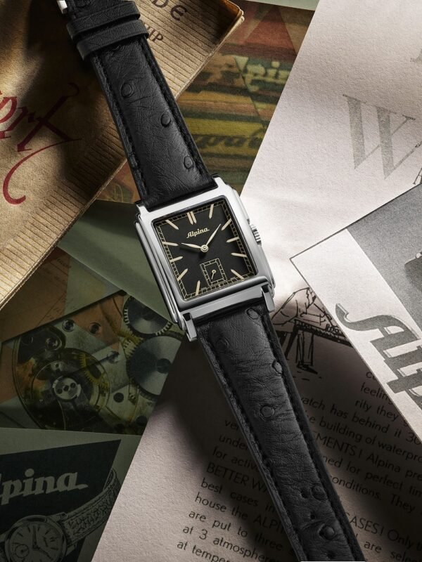 Alpina AL-530BBG3C6 Orologio Uomo Alpiner Vintage Carree Automatico Edizione Limitata 33mm 3ATM