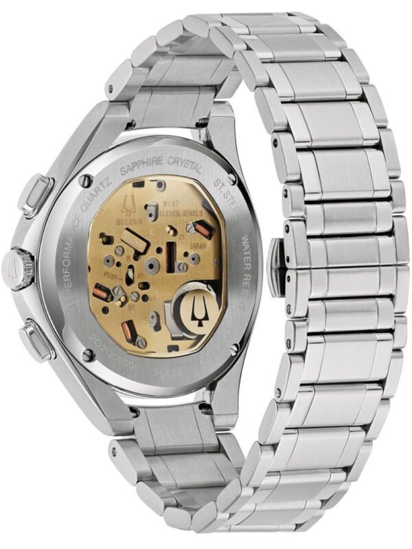 Bulova 96A297 Curv Orologio Uomo Cronografo 45mm 3ATM