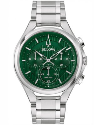 Bulova 96A297 Curv Orologio Uomo Cronografo 45mm 3ATM