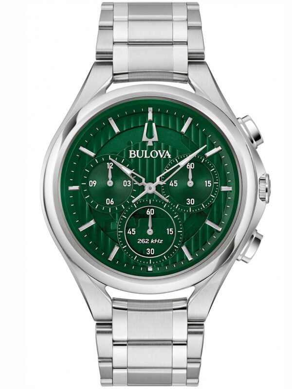 Bulova 96A297 Curv Orologio Uomo Cronografo 45mm 3ATM