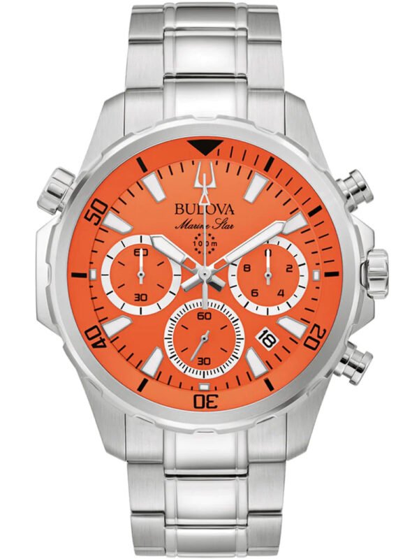 Bulova 96B395 Marine Star Orologio Uomo Cronografo 47mm 10ATM