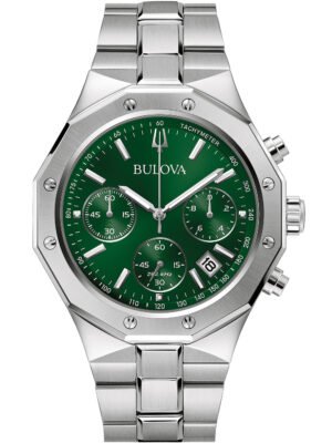 Bulova 96B409 Misc Classico Cronografo Orologio Uomo 44mm 10ATM