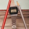 CASIO A158WEA-1EF Collezione Orologio Unisex 33mm 3ATM
