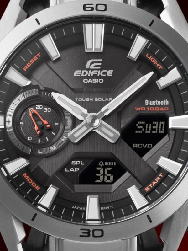 Casio ECB-2300D-1AEF Orologio Uomo Edifice Solare 46mm 10ATM