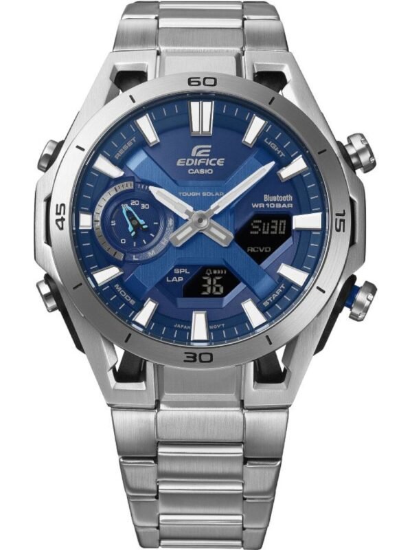 Casio ECB-2300D-2AEF Orologio Uomo Edifice Solare 46mm 10ATM