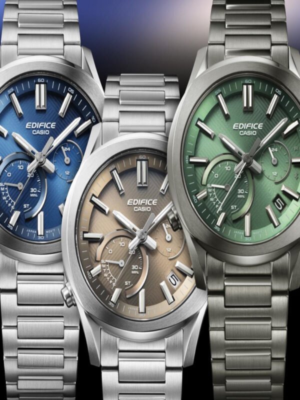 Casio EQB-1300D-5AEF Orologio Uomo Edifice Cronografo Solare 40mm 10ATM