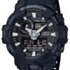 Casio G-Shock Serie GA-700 Nero e Inserti Bianchi Casio G-Shock Serie GA-700 Nero e Inserti Bianchi