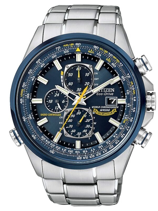 Citizen AT8020-54L Promaster-Sky Blue-Angels Radio Orologio Uomo Cronografo 44mm 20ATM