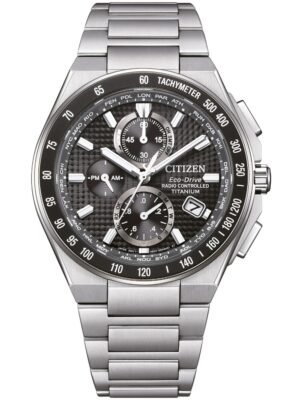 Citizen AT8390-55E Orologio Uomo Eco-Drive Super Titanium Cronografo Solare 41mm 10ATM