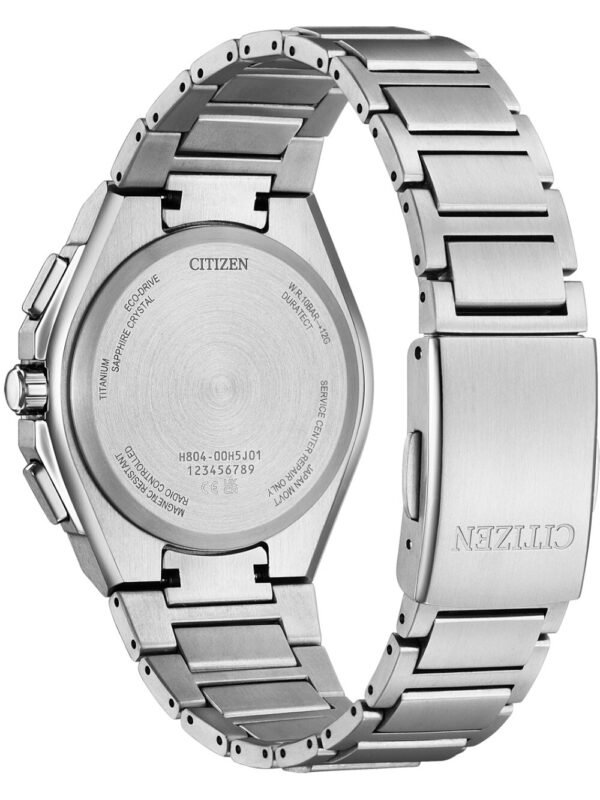 Citizen AT8391-52H Orologio Uomo Eco-Drive Super Titanium Cronografo Solare 41mm 10ATM