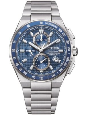 Citizen AT8396-59L Orologio Uomo Eco-Drive Super Titanium Cronografo Solare 41mm 10ATM
