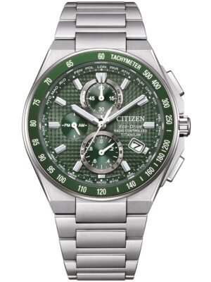 Citizen AT8398-53X Orologio Uomo Eco-Drive Super Titanium Cronografo Solare 41mm 10ATM