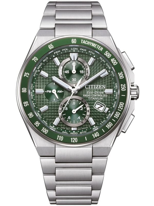 Citizen AT8398-53X Orologio Uomo Eco-Drive Super Titanium Cronografo Solare 41mm 10ATM