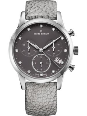 Claude Bernard 10231-3-TAPN1 Orologio Donna Classico Cronografo 35mm 5ATM