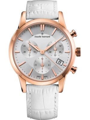 Claude Bernard 10231-37R-AIR Orologio Donna Classico Cronografo 35mm 5ATM