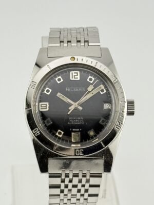 Felser's Skin Diver Vintage 20 ATM 600 feet 36mm steel case LePhare/Sultana