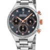 Festina F20401/4 Boyfriend Cronografo Orologio Donna 36mm 5ATM