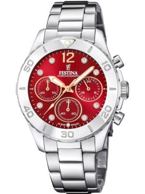 Festina F20603/2 Boyfriend Cronografo Orologio Donna 39mm 10ATM