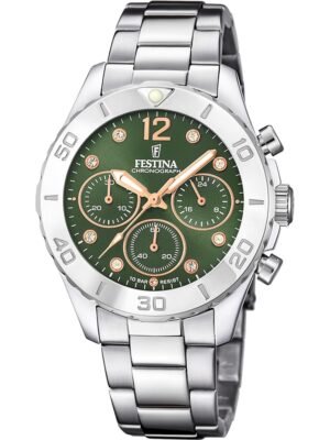 Festina F20603/5 Orologio Donna Boyfriend Cronografo 39mm 10ATM