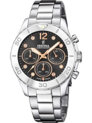 Festina F20603/6 Orologio Donna Boyfriend Cronografo 39mm 10ATM
