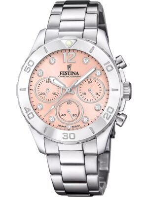 Festina F20603/7 Orologio Donna Boyfriend Cronografo 39mm 10ATM