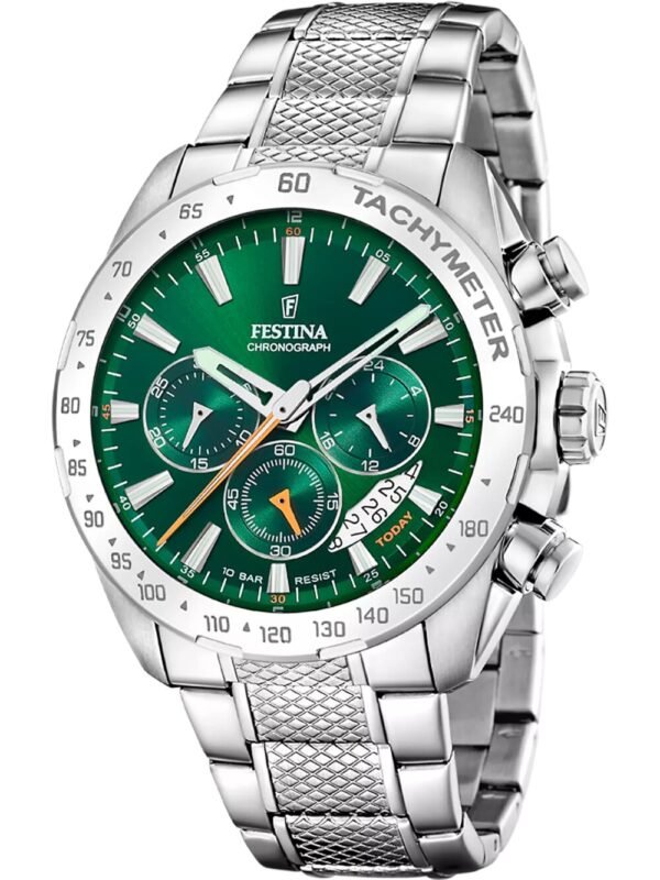 Festina F20668/3 Orologio Uomo Timeless Cronografo 45mm 10ATM