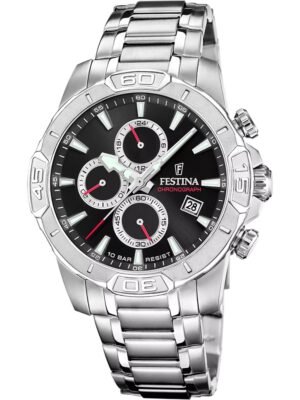 Festina F20704/6 Orologio Uomo Timeless Cronografo 45mm 10ATM