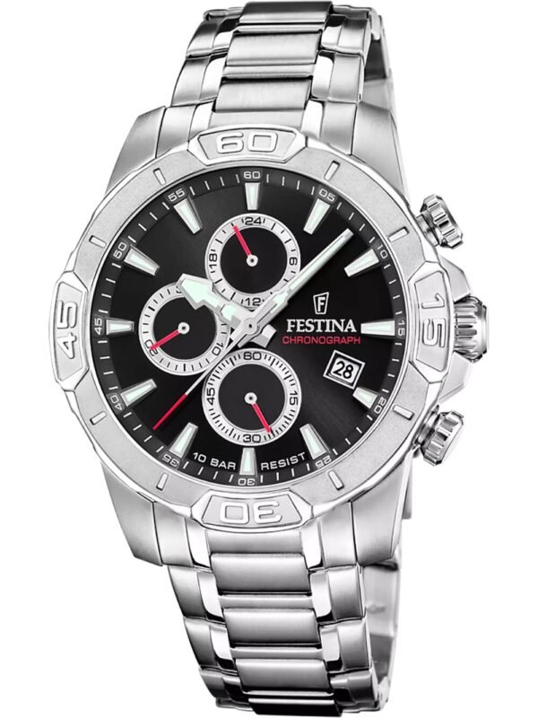 Festina F20704/6 Orologio Uomo Timeless Cronografo 45mm 10ATM