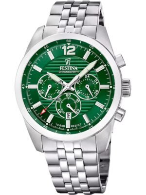 Festina F20742/2 Orologio Uomo Timeless Cronografo 44mm 10ATM