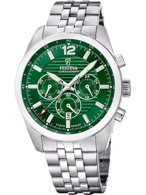 Festina F20742/2 Orologio Uomo Timeless Cronografo 44mm 10ATM