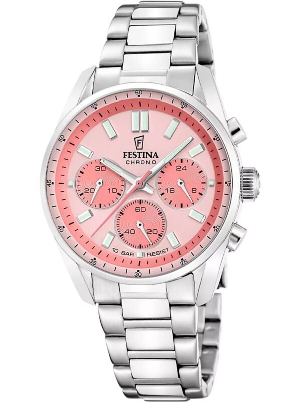 Festina F20753/4 Orologio Donna Boyfriend Cronografo 38mm 10ATM