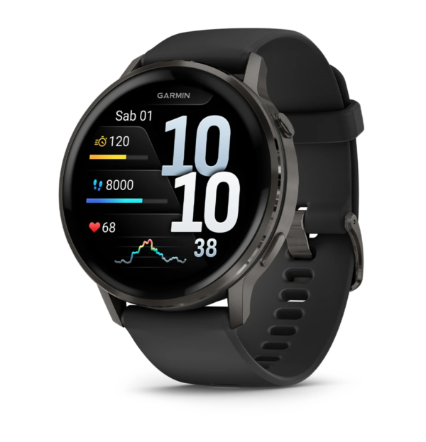 Garmin Venu® 4 - 45 mm, Ardesia & Nero