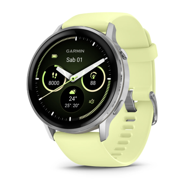 Garmin Venu® 4 - 45 mm, Argento & Giallo