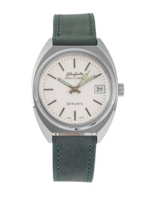 Glashütte Spezichron chromed brass automatic men's watch Vintage [2604198]