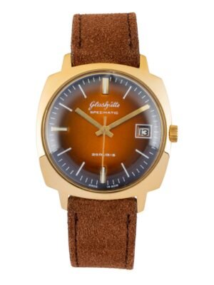 Glashütte Spezimatic gilt-brass automatic men's watch Vintage [2601786]