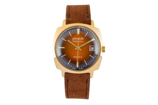 Glashütte Spezimatic gilt-brass automatic men's watch Vintage [2601786]