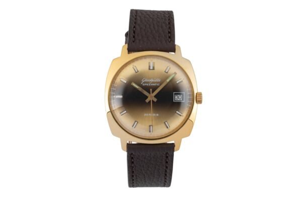 Glashütte Spezimatic gilt-brass automatic men's watch Vintage [2601791]