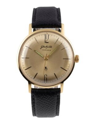 Glashütte Spezimatic gilt-brass manual winding men's watch [2603479]