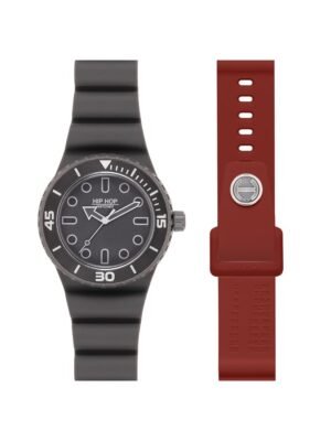Hip Hop Orologio Master bordeaux/grigio