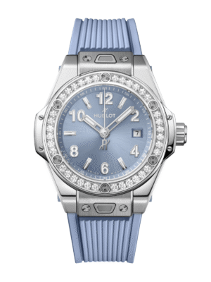 Hublot Big Bang One Click Steel Coal Blue Diamonds 33mm
