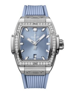 Hublot Spirit of Big Bang Steel Coal Blue Diamonds 32mm