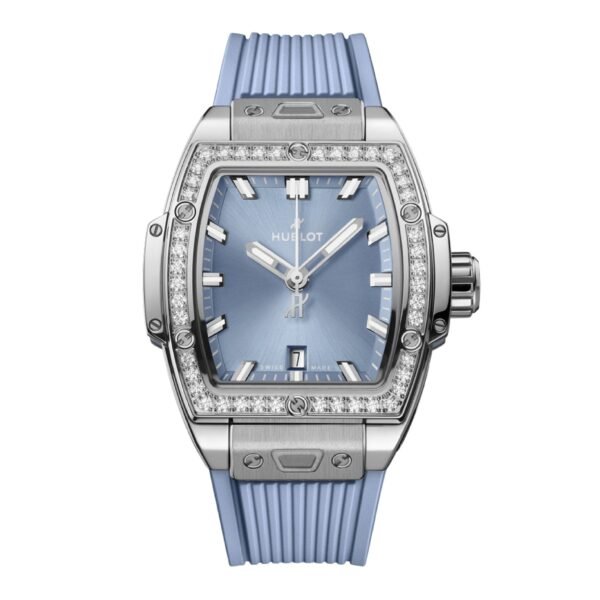 Hublot Spirit of Big Bang Steel Coal Blue Diamonds 32mm
