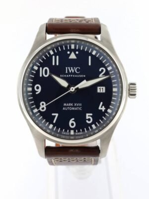 IWC Pilot Mark Le Petit Prince Mark Xviii ref. IW327004 Blue dial Full Set 2018 shop online Horae Luxury - Vendita online orologi vintage di lusso
