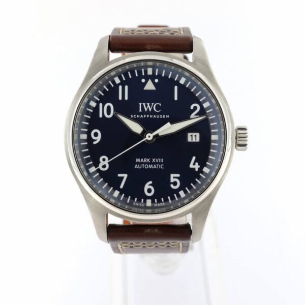 IWC Pilot Mark Le Petit Prince Mark Xviii ref. IW327004 Blue dial Full Set 2018 shop online Horae Luxury - Vendita online orologi vintage di lusso
