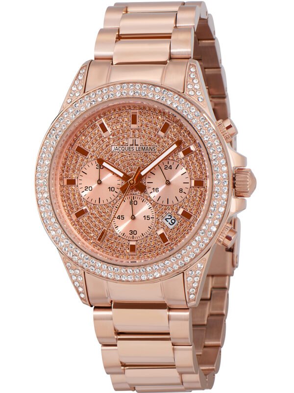 Jacques Lemans 1-2051B La Passion Cronografo Unisex Orologio Donna