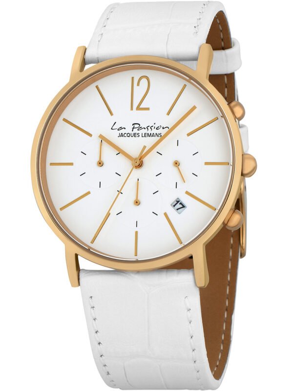 Jacques Lemans LP-123P La Passion cronografo Orologio Unisex 40mm