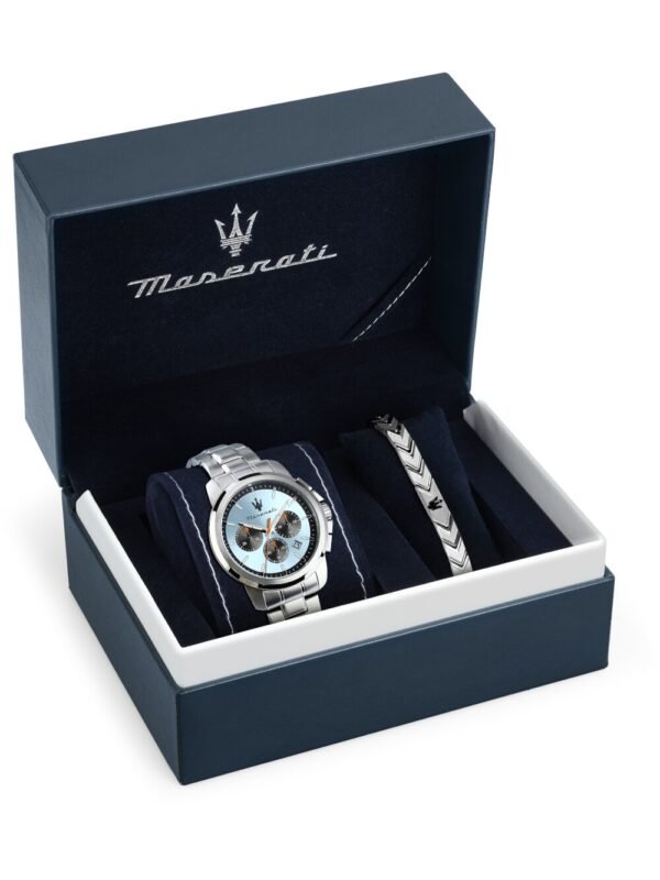 Maserati R8873621045 Orologio Uomo Successo Cronografo Set 42mm 5ATM