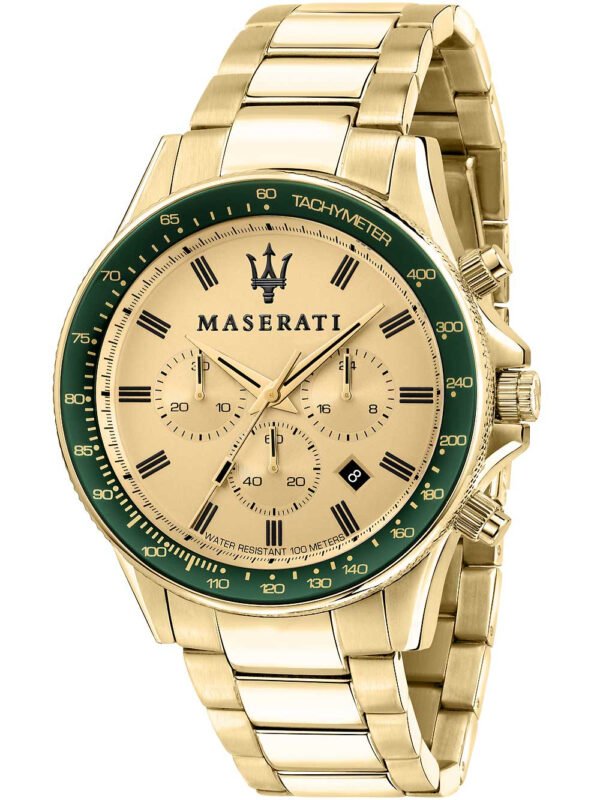 Maserati R8873640005 Sfida Cronografo Orologio Uomo 44mm 10ATM