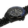 Mec Explora Gmt Cassa Pvd Acciaio 40mm Ghiera Blu e Nera