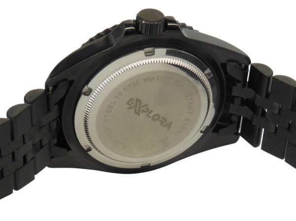 Mec Explora Gmt Cassa Pvd Acciaio 40mm Ghiera Blu e Nera